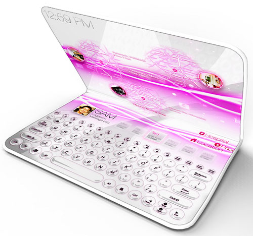Asus Waveface – концепт гибкого ноутбука