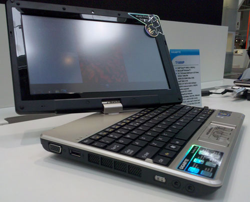 Видео с CES2010 – ASUS Eee PC 1018P, Gigabyte Touchnote T1000P и планшет HiVision